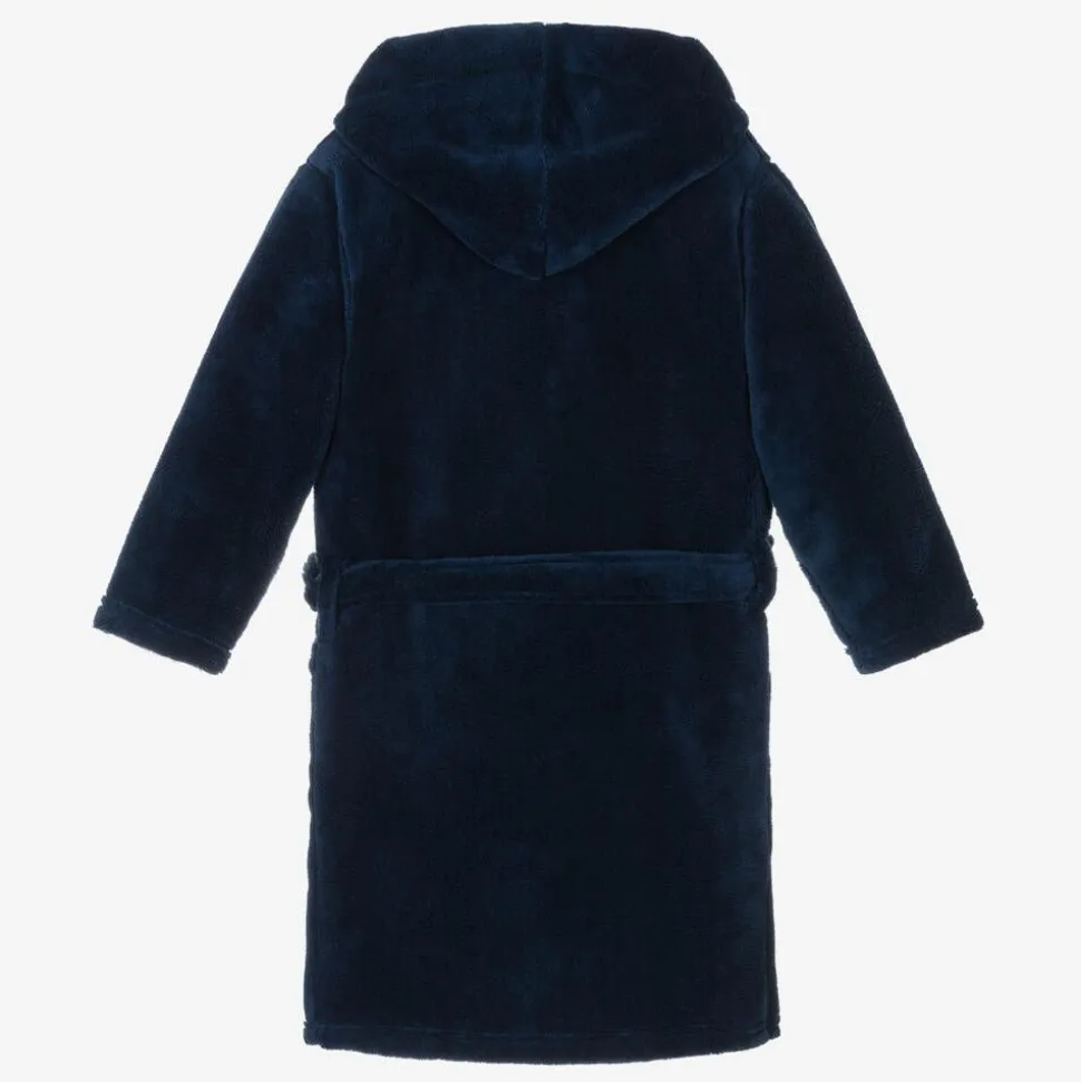 Blue Fleece Dressing Gown