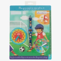 Blue Football Analogue Watch