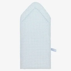 Blue Geometric Print Cotton Baby Nest (62cm)