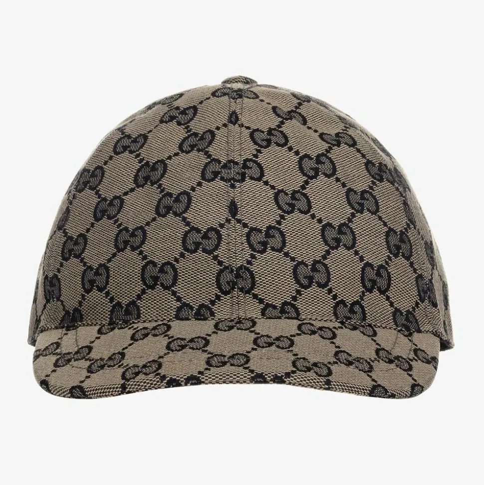 Blue GG Logo Canvas Cap