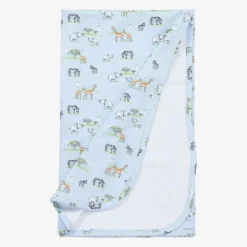 Blue Jungle Oasis Pima Cotton Blanket (73cm)