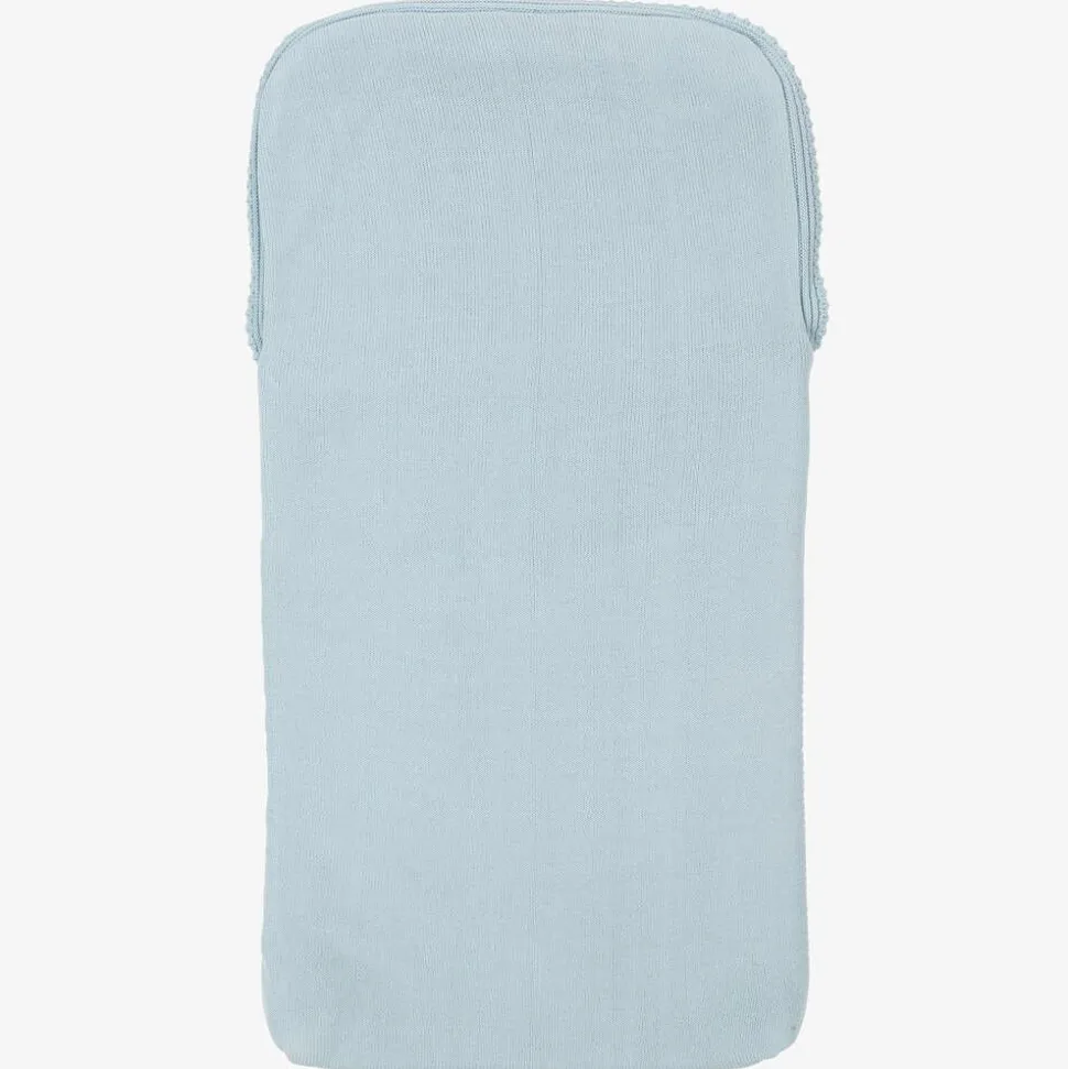 Blue Knitted Bunny Baby Nest (70cm)