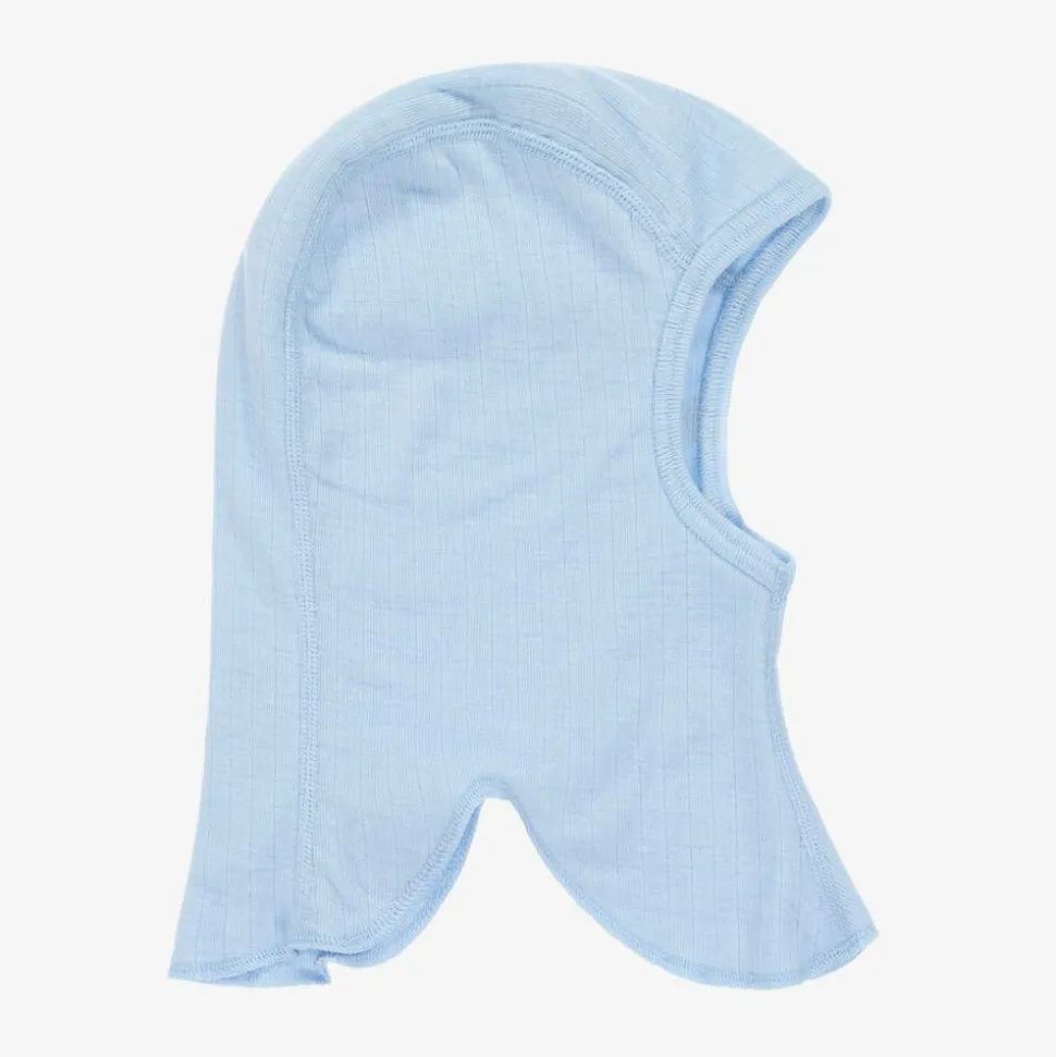 Blue Merino Wool Balaclava