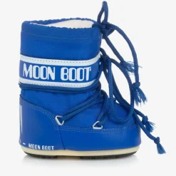 Blue Mini Nylon Snow Boots