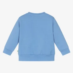 Blue Organic Cotton Baby Sweatshirt