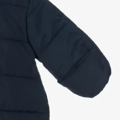 Blue Padded Baby Snowsuit
