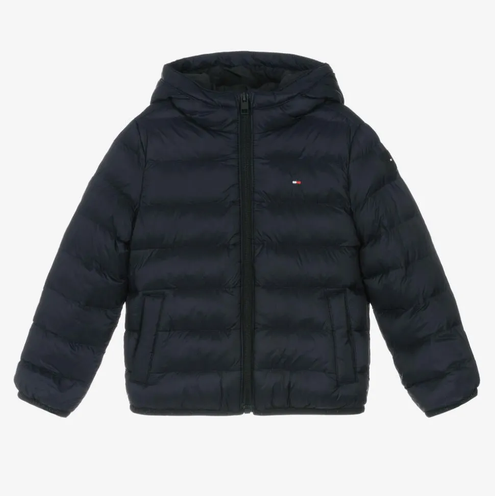 Blue Padded Puffer Jacket