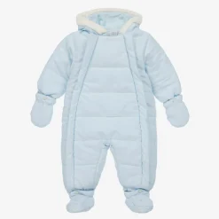 Blue Padded Snowsuit