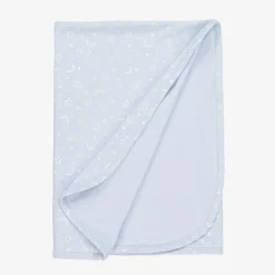 Blue Pima Cotton Crescent Moonlight Blanket (73cm)