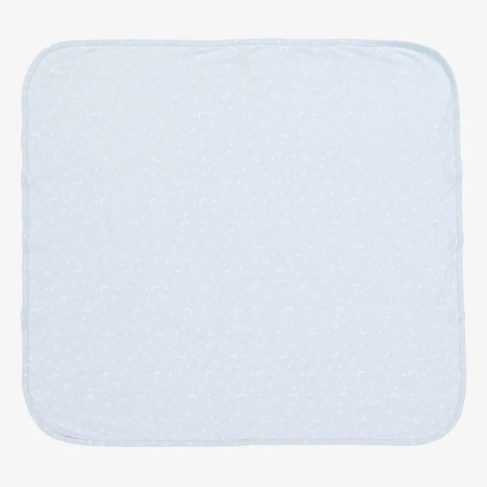 Blue Pima Cotton Crescent Moonlight Blanket (73cm)
