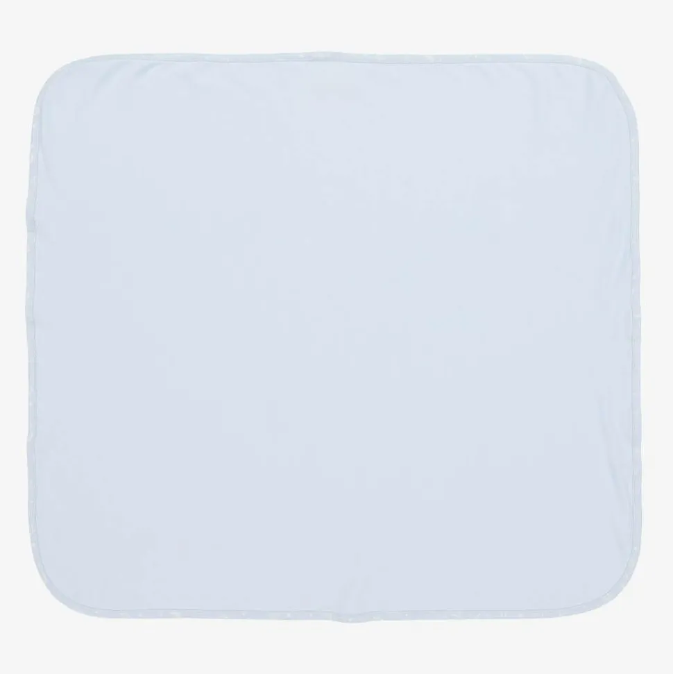 Blue Pima Cotton Crescent Moonlight Blanket (73cm)