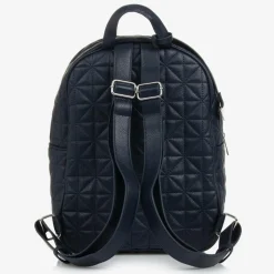 Blue Quilted Changing Backpack (34cm)