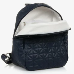 Blue Quilted Changing Backpack (34cm)