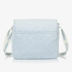 Blue Quilted Cotton Changing Bag (33cm)