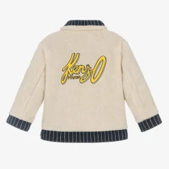 Blue Reversible Sherpa Fleece Jacket