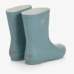 Blue Rubber Rain Boots