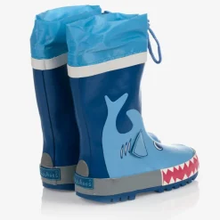 Blue Shark Rain Boots