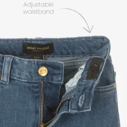 Blue Straight Denim Jeans