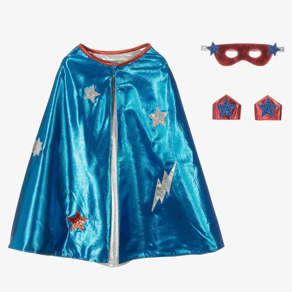 Blue Superhero Costume Set