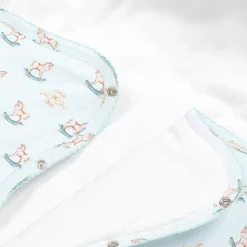 Blue Supima Cotton Rocking Horse Nest (81cm)