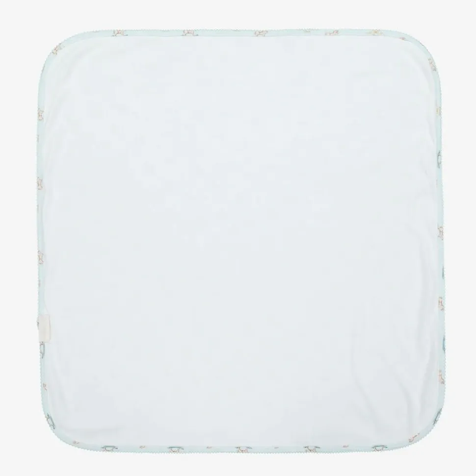 Blue Supima Cotton Rocking Horse Blanket (80cm)