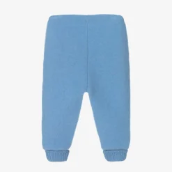 Blue Thermal Wool Joggers