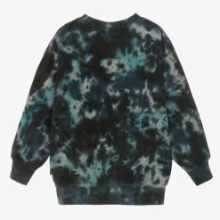Blue Tie-Dye Organic Cotton Sweatshirt