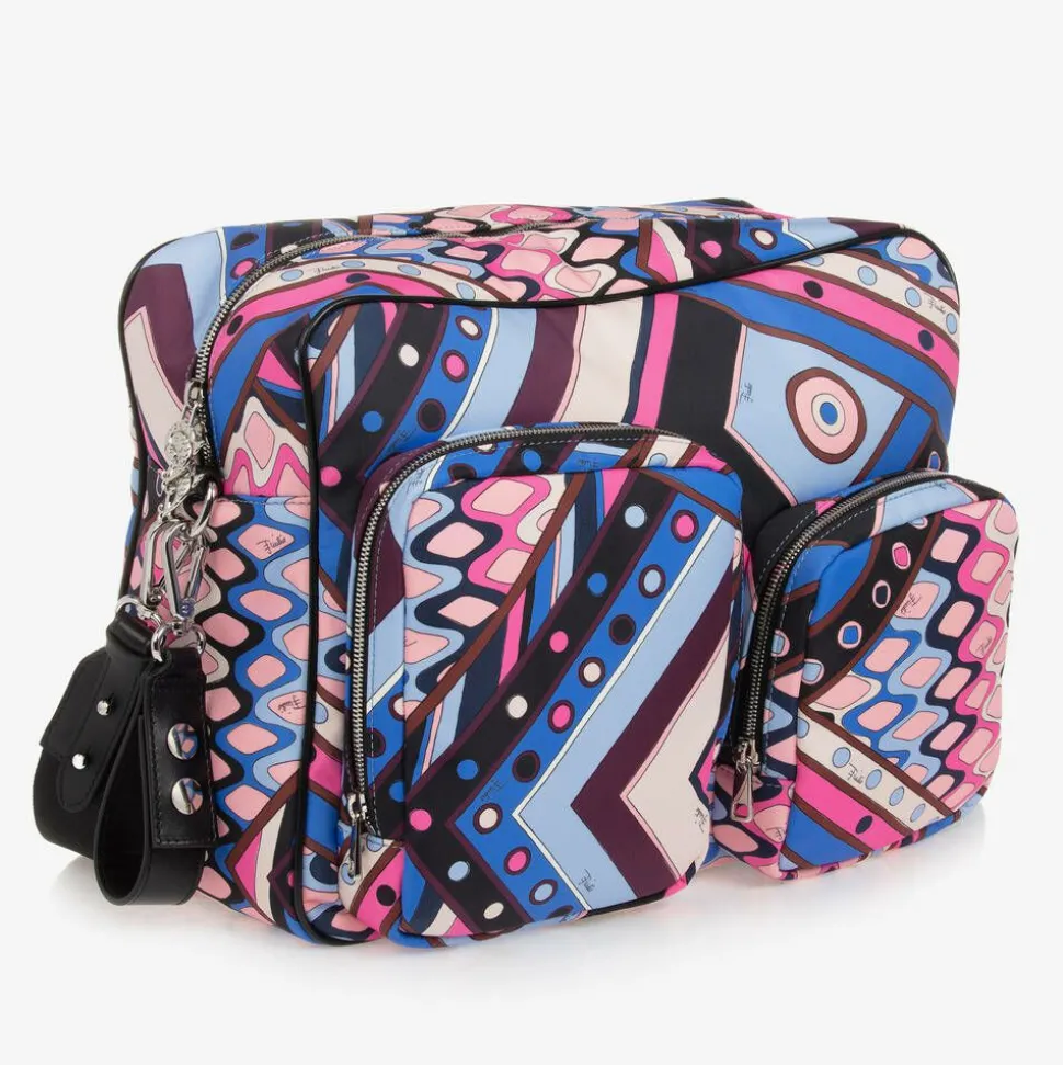 Blue Vivara Print Changing Bag (38cm)