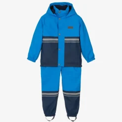 Blue Waterproof Raincoat & Salopettes