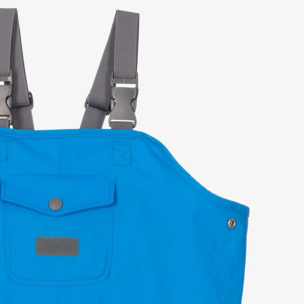 Blue Waterproof Raincoat & Salopettes