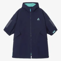Blue Water-Repellent Changing Coat