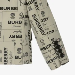 Boys Archive Beige Twill Blazer