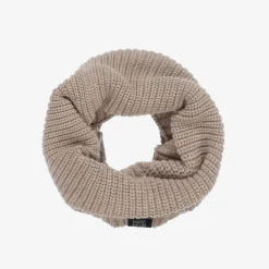 Boys Beige Cotton Knit Snood