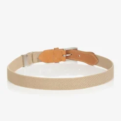 Boys Beige Elasticated Belt