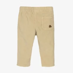 Boys Beige Needlecord Trousers