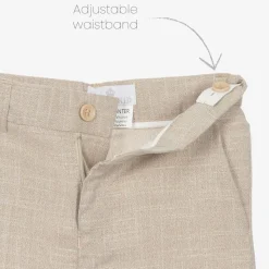 Boys Beige Trouser Suit