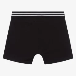 Boys Black & Grey Boxer Shorts (2 Pack)