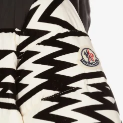 Boys Black & Ivory Down Jacket