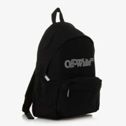 Boys Black Bookish Logo Backpack (38cm)