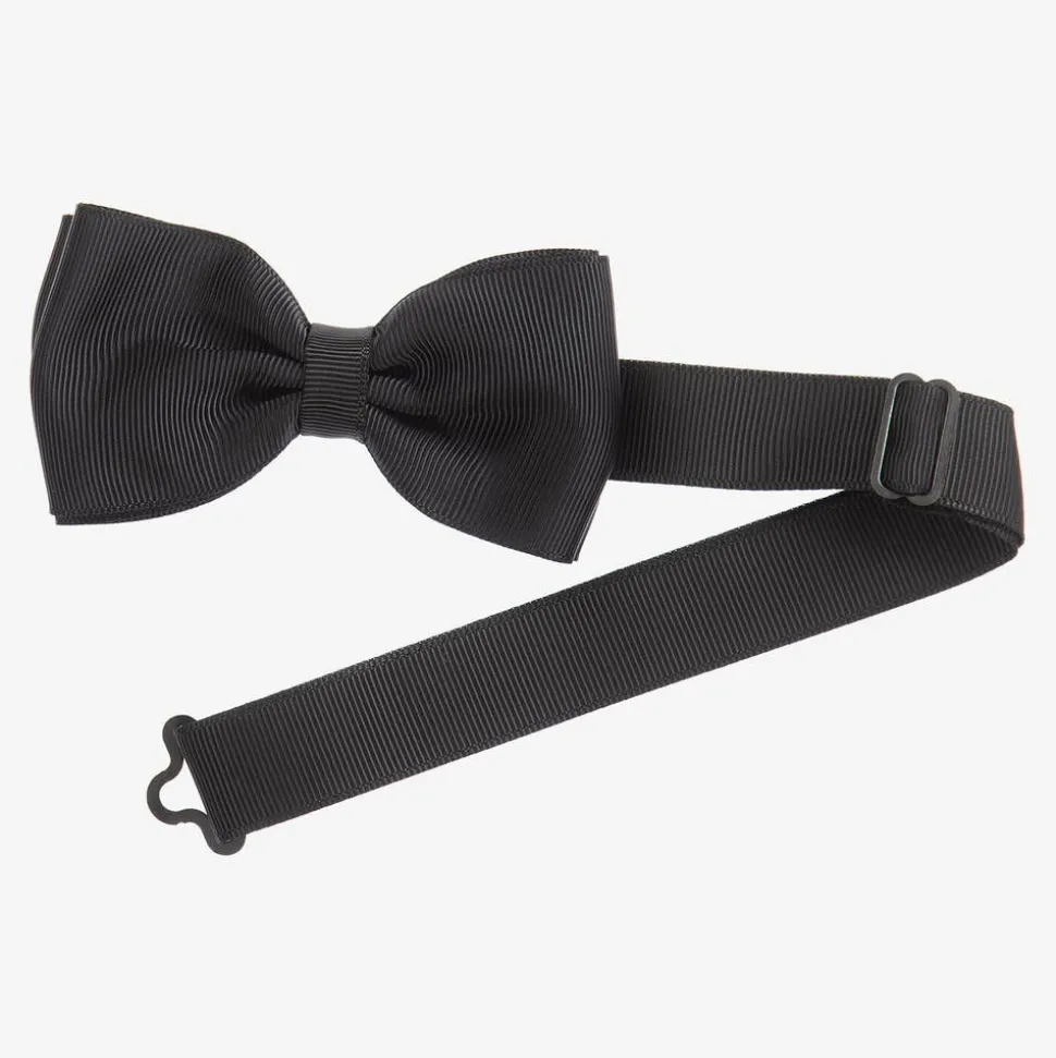 Boys Black Bow Tie (10cm)