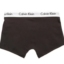 Boys Black Cotton Boxer Briefs (Pack of 2)