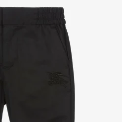 Boys Black Cotton EKD Trousers