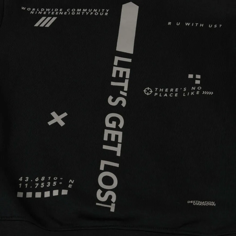 Boys Black Cotton Tracksuit