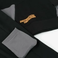 Boys Black Cotton Tracksuit