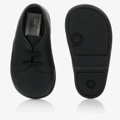 Boys Black First Walker Shoes
