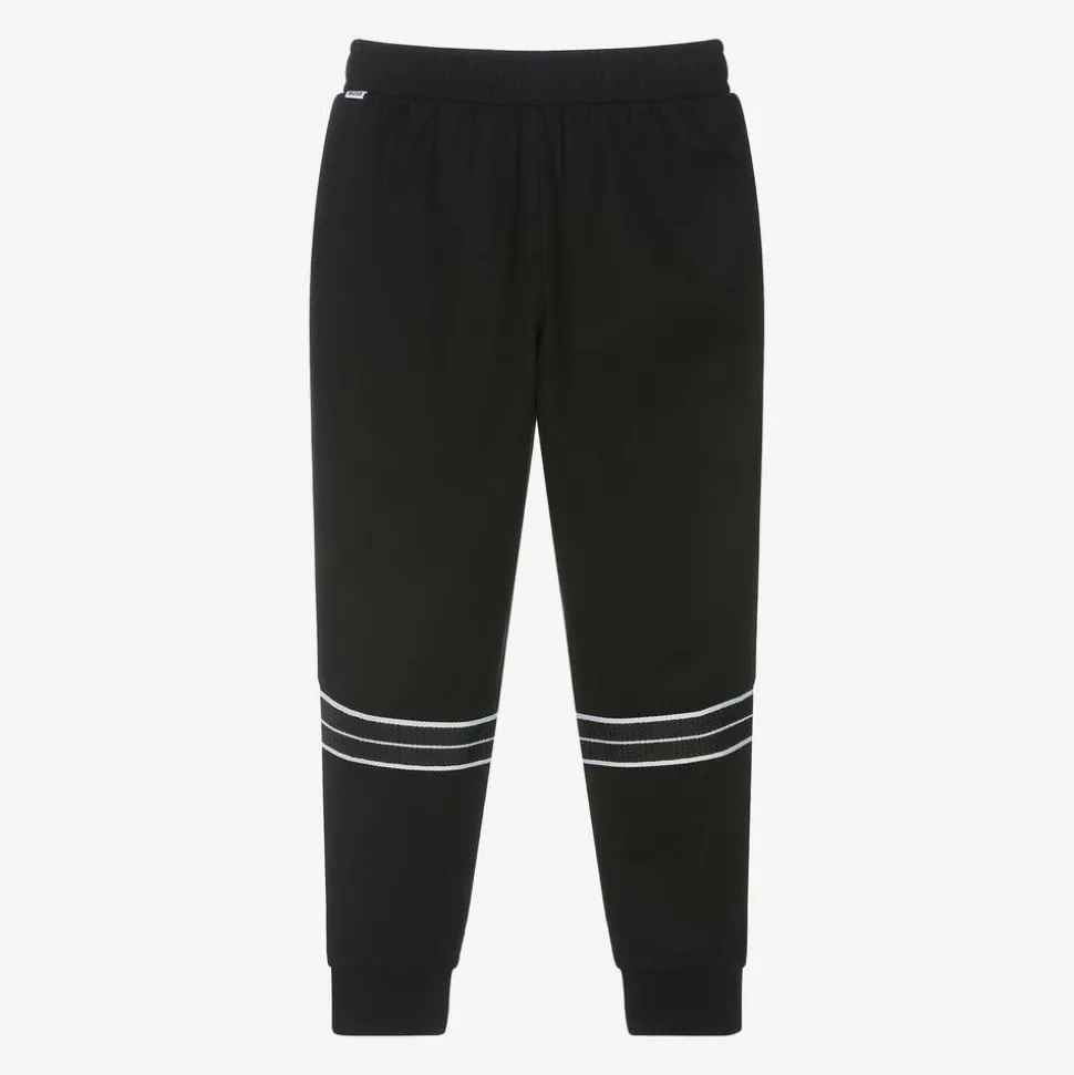 Boys Black Jersey Joggers