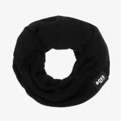 Boys Black Knitted Snood