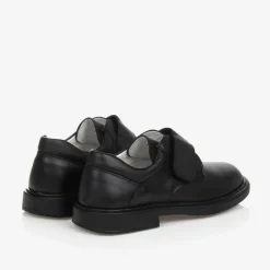 Boys Black Leather Shoes