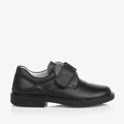 Boys Black Leather Shoes