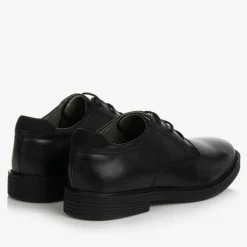 Boys Black Leather Shoes